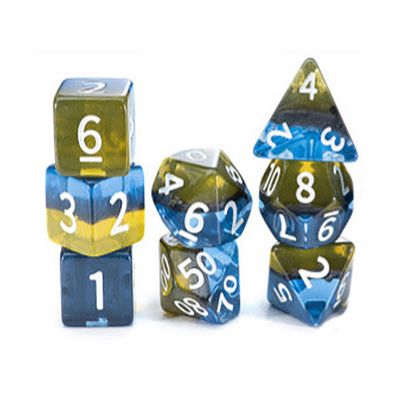 Gate Keeper Games & Dice Gate Keeper Games Sui Generis Dice - Rainbow! - 7 Piece Dice Set, Gate Keeper Games