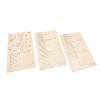 DECHOUS 1set Wooden Height Ruler Wall Decal for Boy Girl Removable Growth Chart Sticker for Boy Girl Room Decor Creative Splicing Design Fun Measuring view 1