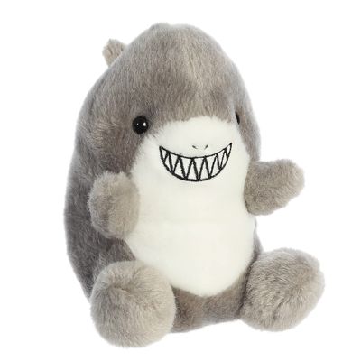Aurora Adorable Palm Pals Chomps Shark Stuffed Animal - Fun Collectible Plush for Kids and Adult Collectors - Perfect for Decorating Rooms and Birthday Gifts - Gray 5 Inches