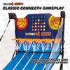 EastPoint Connect4 Hoops Arcade Basketball Game - Blue, Medium - Electronic LED Scoring & 2-Player Games - Indoor Foldable Design & Family Games - Four-in-a-Row Fun view 3