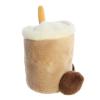 Aurora Adorable Palm Pals Milky Tea Boba Stuffed Animal - Fun Collectible Plush for Kids and Adult Collectors - Perfect for Decorating Rooms and Birthday Gifts - Brown 4 Inches view 3