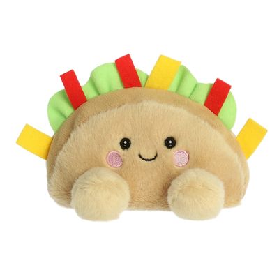 Aurora Adorable Palm Pals Fiesta Taco Stuffed Animal - Fun Collectible Plush for Kids and Adult Collectors - Perfect for Decorating Rooms and Birthday Gifts - Brown 5 Inches