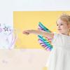 Lovelyshop Lavender Crystal Metal Star Fairy Wand with Ribbon for Girls Halloween Decorations view 2
