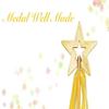 Lovelyshop Yellow Crystal Metal Star Fairy Gold Plated Wand with Ribbon for Girls Halloween Decorations view 4