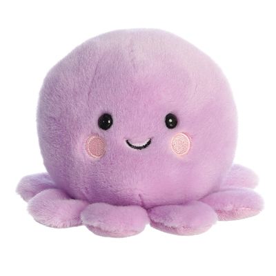 Aurora Adorable Palm Pals Oliver Octopus Stuffed Animal - Fun Collectible Plush for Kids and Adult Collectors - Perfect for Decorating Rooms and Birthday Gifts - Purple 4.5 Inches