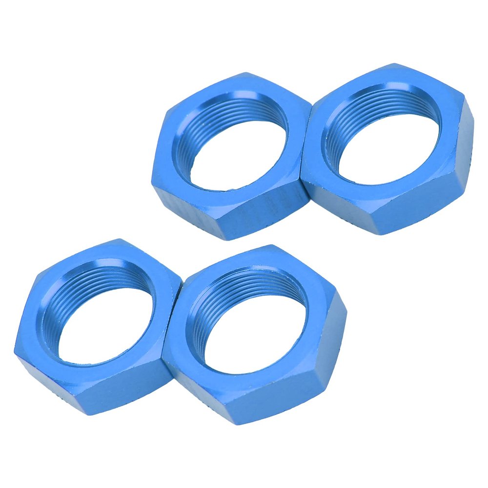 4PCS 24mm Wheel Hex Hub Nut, Light Weight RC Wheel Nuts for RC Car(Dark Blue)