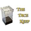 Gate Keeper Games & Dice Halfsies Dice: Glitter Edition - Blue - 7 Piece Dice Set, Gate Keeper Games view 2