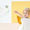 Lovelyshop Light Green Crystal Metal Star Fairy Wand with Ribbon for Girls Halloween Decorations view 2