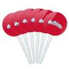 GRAPHICS & MORE Fresno State Secondary Logo Cupcake Picks Toppers Decoration Set of 6 view 1