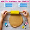 KEFF 30 Pcs Kids Kitchen Set for Cooking & Baking - Real Utensils with Kid Safe Cutting Board and Knife Set for Junior Chef. Montessori Kitchen Tools for Toddlers BPA-Free view 3