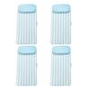 Magic Time International No Inflate Sun Bed Single Person Water Lounger Pool and Lake Float with Pillow Headrest & Removable Soft Mesh Cover (4 Pack) view 1
