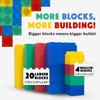 BiggoBlocks Big Blocks for Kids Ages 4-8, Indoor & Outdoor Blocks for Kids Jumbo Games, Large Building Blocks (24 PC) Beginner Set view 2