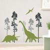 DTLIFEK Green Dinosaur Vinyl Wall Decals, 2 Sheets, Giant Tree Decoration for Kids Teens Bedroom Living Room Nursery Playroom Decor view 1