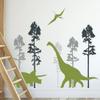 DTLIFEK Green Dinosaur Vinyl Wall Decals, 2 Sheets, Giant Tree Decoration for Kids Teens Bedroom Living Room Nursery Playroom Decor view 4