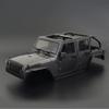 1:10 Scale 313mm Wheelbase Wrangler Rubicon Convertible Hard Body Kit for 1/10 RC CrawlerTraxxas TRX4 Axial SCX10 Redcat GEN8 ( Color : Dark Grey ) view 1
