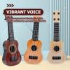 STOBOK Ukelele Toys Guitar Ukulele Plastic Ukulele Guitar Musical Educational Music for Musical Beginner Learning Educational Boys Girls Beige Toddler Toddler Toys Instruments view 2