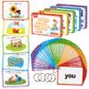 Coogam Sight Words Educational Flashcards - 220 Dolch Sightwords Game with Pictures & Sentences,Literacy Learning Reading Cards Toy for Kindergarten,Home School Kids 3 4 5 Years Old view 1
