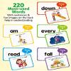 Coogam Sight Words Educational Flashcards - 220 Dolch Sightwords Game with Pictures & Sentences,Literacy Learning Reading Cards Toy for Kindergarten,Home School Kids 3 4 5 Years Old view 3