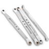Greendhat RC Car Upper and Lower Suspension Shift Link Rod Linkage for 1/10 AXIAL Wraith 90018 Metal Link Rod Upgrade Parts ( Color : Lower Sliver ) view 1