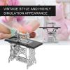 Agatige Miniature Sewing Machine, 1/12 Dollhouse Sewing Machine Furniture for 1/12 Doll House Decoration Accessory(#1) view 2
