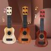 STOBOK Boys and Girls Plastic Ukulele Toy 10 Inch Musical Instrument for Beginners 4 Strings for Hand-eye Coordination Fun Music Learning for Toddlers view 2