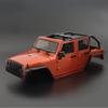 Greendhat 1:10 Scale 313mm Wheelbase Wrangler Rubicon Convertible Hard Body Kit for 1/10 RC CrawlerTraxxas TRX4 Axial SCX10 Redcat GEN8 ( Color : Orange ) view 1
