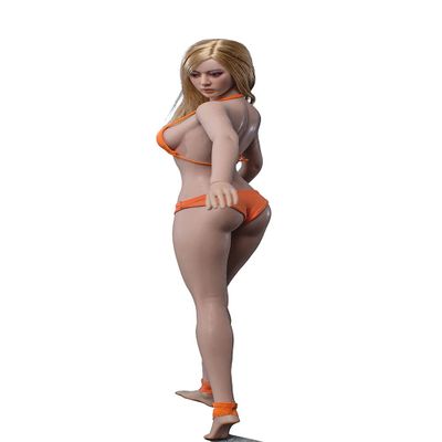 1/6 Scale Female Body,12inch Super Flexible Narrow Shoulders Medium Bust Female Seamless Action Figure Body Collection (S33B Suntan Skin)