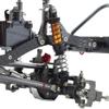 Greendhat 312mm Wheelbase CNC Aluminum Alloy Frame Chassis Kit with Metal Bumper for 1/10 RC Crawler Car SCX10 Rock Off Road Truck ( Color : Rear Axle ) view 4