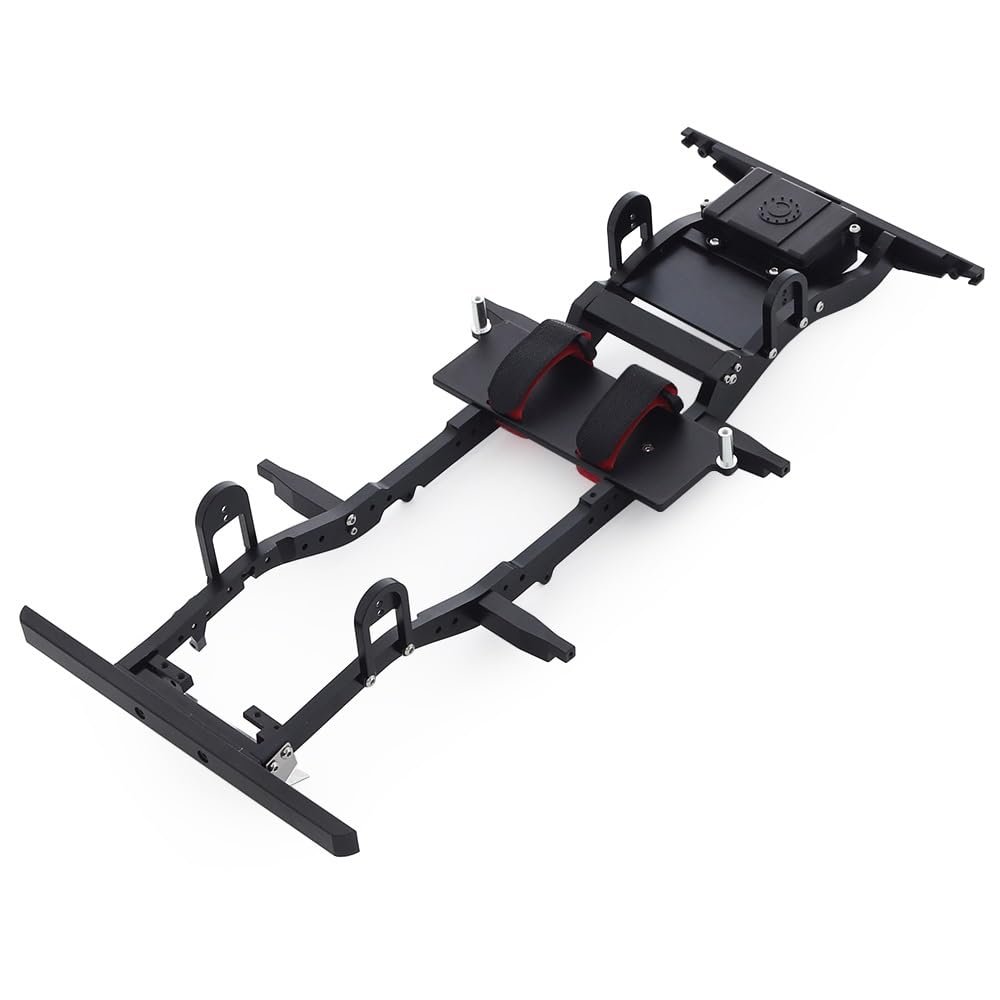 1/10 Proportion CNC Metal Chassis Frame with Transmission Gearbox for RC Crawler Car RC4WD Gelande II FJ40 G2 D90 TF2 Defender ( Color : D )