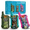 Walkie Talkies for Kids, 22 Channels Long Range Walkie Talkies for Boys Girls 4-12, 2 Way Radio Toy, Outdoor Camping Gear Toys Gifts for Kids Ages 4-12 BlueGreenPink view 1