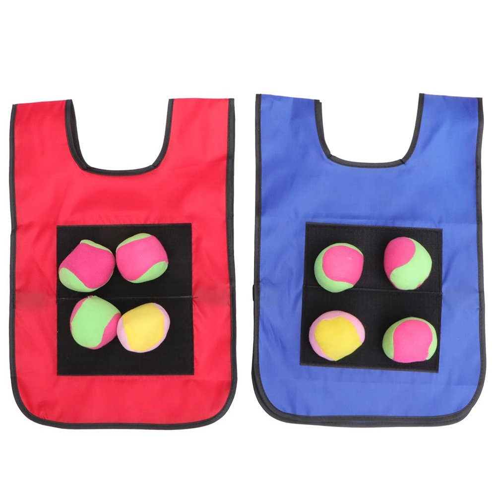 Toyvian Dodgeball Game Vests Sticky Vests Set Game Sticky Ball Random Color