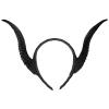 Lurrose Sheep Horn Headband Halloween Devil Horns Hairband Gothic Antelope Horns Hair Hoop for Halloween Costume Photo Props view 1
