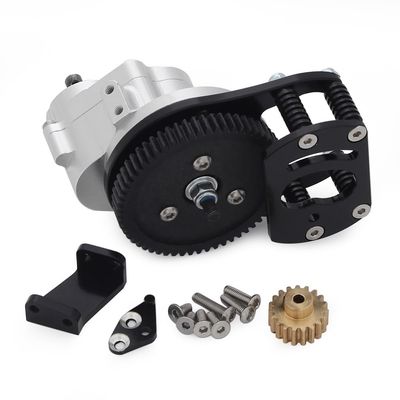 1/10 Proportion CNC Metal Chassis Frame with Transmission Gearbox for RC Crawler Car RC4WD Gelande II FJ40 G2 D90 TF2 Defender ( Color : C )