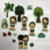 Garden of Eden Adam & Eve Bible Felt Set for Flannel Board Stories view 2