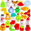 MGparty 24Pcs Christmas Squishies Toys Mochi Squishies Toys Bulk Party Favor for Kids Christmas Stocking Stuffers Goodie Bag Filler Bulk view 1