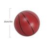 Sports Balls with Hand Pump for Kids and Toddlers 6-Inch Diameter Rubber Sport Ball Set Includes 2 Pack of Baseketballs for Fun Outdoors and Backyard view 2