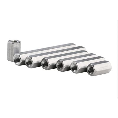 10 Pieces Aluminum Alloy Double Pass Hexagon Bracket Spacer Post, Rc Drones Trucks Racing Cars Motherboards, Spacing M3x5mm,Length 40mm.