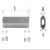 10 Pieces Water Blue Aluminum Alloy Double Pass Hexagon Bracket Spacer Post, Rc Drones Trucks Racing Motherboards, Spacing M2.5x5mm,Length 25mm. view 2