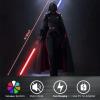 Oueyes Lightsabers Metal Hilt Light Sabers RGB 16 Colors 2 in 1 Dueling Type-C Rechargeable Sword for Adult Kids Halloween Thanksgiving Christmas New Year Cosplay Gift Toys (Black) view 3