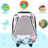 SMTTW Car Seat Cover for Babies, Stretchy Breathable Carseat Canopy, Multiuse Infant Stoller Cover for Baby Boys Girls, Privacy Breastfeeding Coverage Protect Baby from Wind, Sun (Red Cowned Crane) view 3