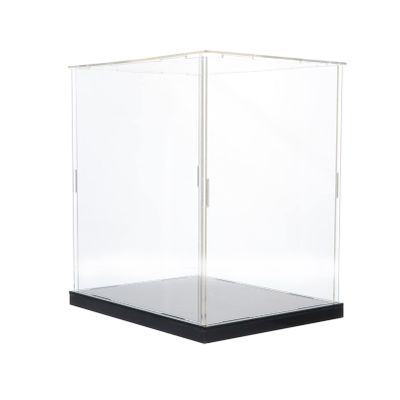 Zerodeko Transparent Acrylic Display Box for Collectibles High- Storage Case for Figures and Models Easy Assembly for Artwork and Memorabilia