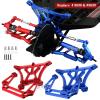 RCMYou Upgrades Part for 1/10 Slash 2WD,Alloy Front Rear Suspension Arm,Caster Block,Steering Blocks,Rear Stub Axle Carriers,Steering Block,Shock Tower,Front Bulkhead Upgrades Set,Navy Blue view 4