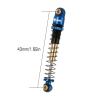 INJORA 43mm Aluminum Shocks Threaded Tele Shock Absorber Damper for 1/24 RC Crawler Car Axial SCX24 AXI90081 Deadbolt Micro Crawler(Blue) view 2