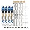 INJORA 43mm Aluminum Shocks Threaded Tele Shock Absorber Damper for 1/24 RC Crawler Car Axial SCX24 AXI90081 Deadbolt Micro Crawler(Blue) view 3