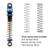 INJORA 43mm Aluminum Shocks Threaded Tele Shock Absorber Damper for 1/24 RC Crawler Car Axial SCX24 AXI90081 Deadbolt Micro Crawler(Blue) view 4