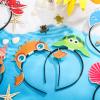 Yinder 24 Pieces Sea Animal Party Headband Under the Sea Party Decorations Ocean Themed Party Decorations Ocean Party Favors Felt Ocean Animal Headbands for Boys Girls Kids Adults Party Supplies view 2
