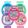 JCHPINE Hard Carrying Case and Silicone Cover Compatible with Tamagotchi Pix Interactive Virtual Pet Game Machine, Screen Film Protector for Tamagotchi Pix Accessories(Pink-Teal) view 3
