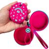 JCHPINE Hard Carrying Case and Silicone Cover Compatible with Tamagotchi Pix Interactive Virtual Pet Game Machine, Screen Film Protector for Tamagotchi Pix Accessories(Pink-Teal) view 4