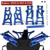 RCMYou Upgrades Part for 1/10 Slash 2WD,Alloy Front Rear Suspension Arm,Caster Block,Steering Blocks,Rear Stub Axle Carriers Upgrades Hops Up Set for Slash 2WD,Navy Blue view 3