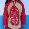 Shop Love Scary Halloween Bloody Intestine,Bloody Torso Chest Props,Creepy Bloody Bandage Guaze with Intestine Fake Dead Body Bloody Part Trick Props for Halloween Party Bar Haunted House Cosplay view 1